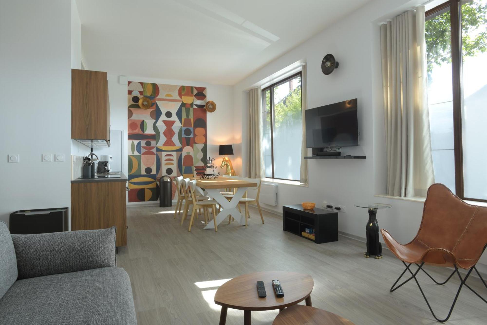 Au Cheval Blanc - Appartement Familial 6P Parking Prive Proche Colmar Centre المظهر الخارجي الصورة